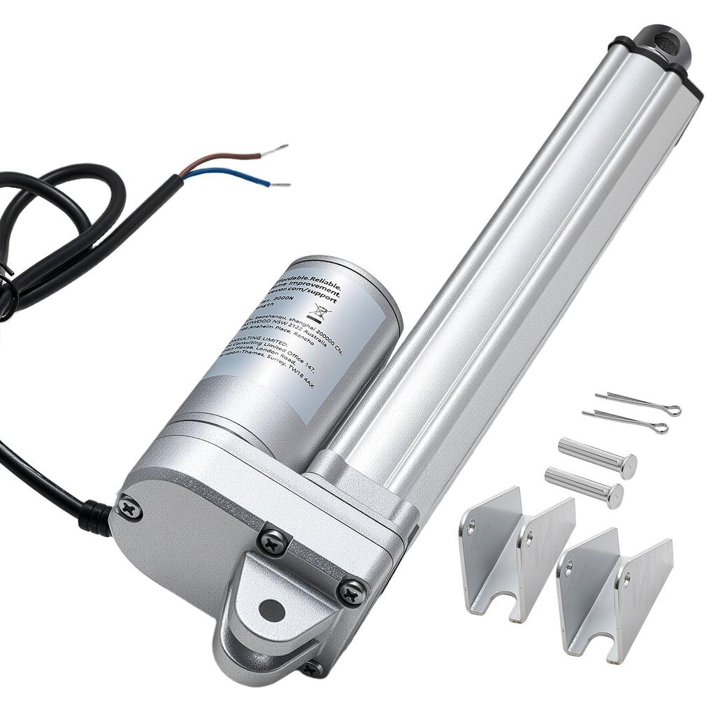 VEVOR 12V Linear Actuator, 203.2mm Stroke IP65 Waterproof Linear Actuator
