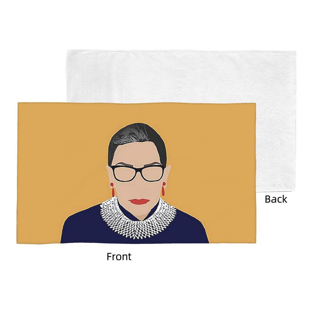 Ruth Bader Ginsburg Soft Face Towel Quick Dry Pool Bath Cotton Towels Breathable