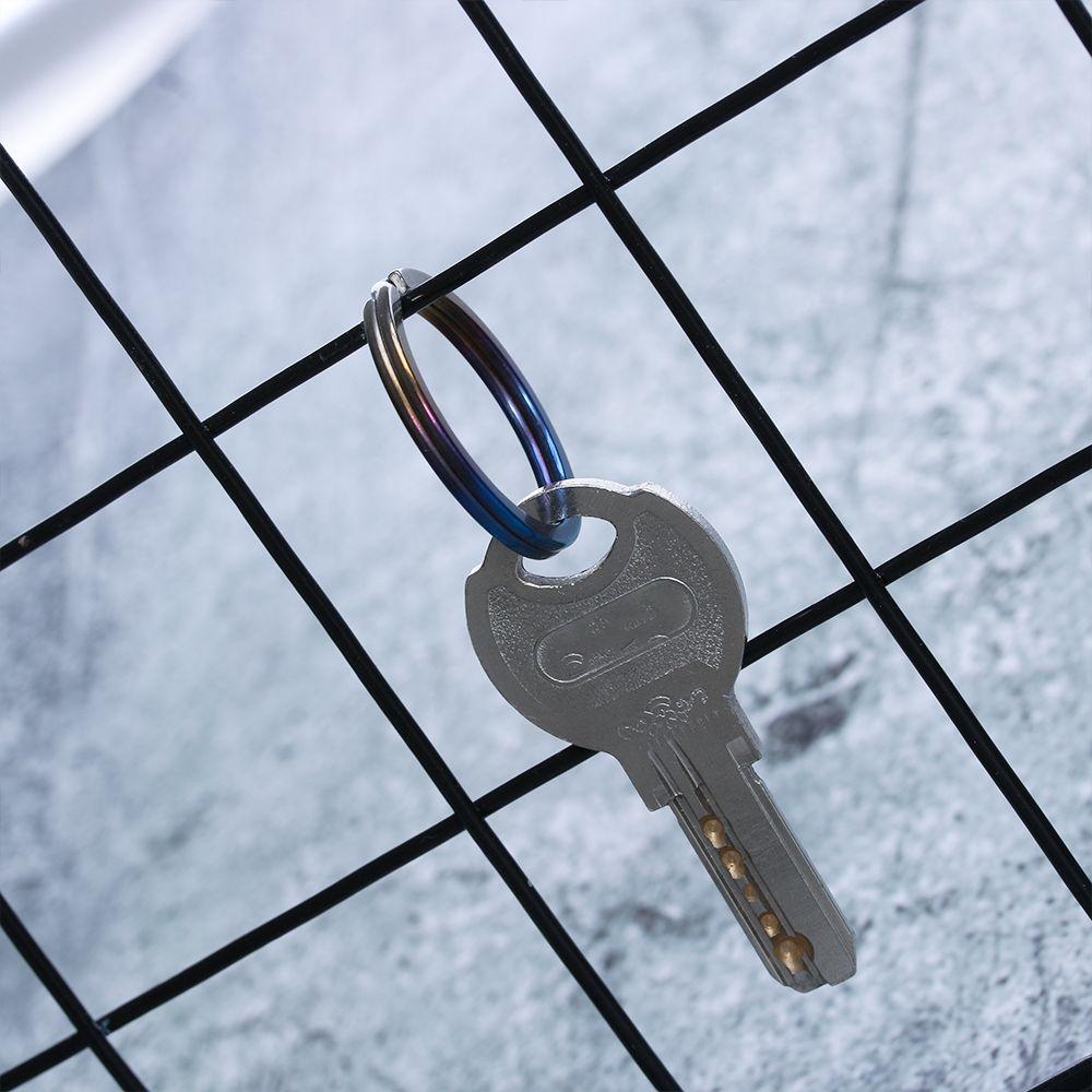 10~32mm Titanium Alloy Camping Travel Goods EDC Keychain Portable Holder Key Ring Keyring Buckle