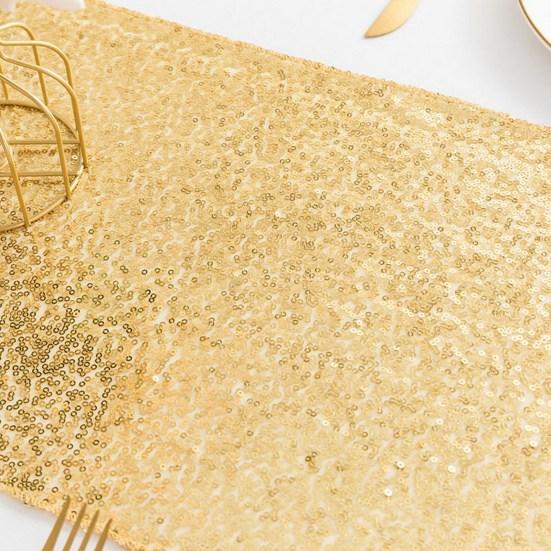 Скатерть-дорожка со сверкающими блестками, удлиненная яркая цветная износостойкая декоративная скатерть, украшение для вечеринки