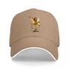 Golden Fairy Angel Design Baseball Cap with Elegant Wings and Lantern Artistic Print for Fashionable Streetwear Style