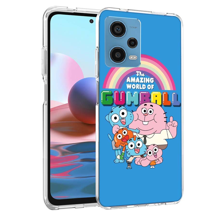 Мультяшный чехол для телефона Удивительный мир Гамбола Для Redmi Note 13 12 14 15 Pro Plus 13R 11 11T 11E 11S 10 Pro 10S 9 9S Чехол Cel