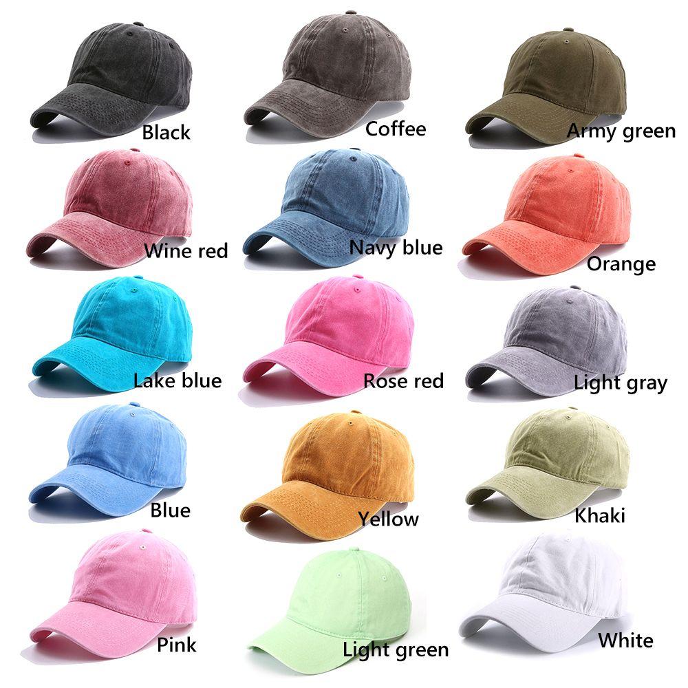 Classic Washed Cotton for Men Women Golf Hat Snapback Hats Dad Hat Baseball Caps