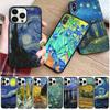 Мягкий чехол для телефона с масляной краской Ван Гога для iphone 14pro 11pro 12 13pro max 5S 6s xs 7 8plus SE xr 12mini Coque, чехлы