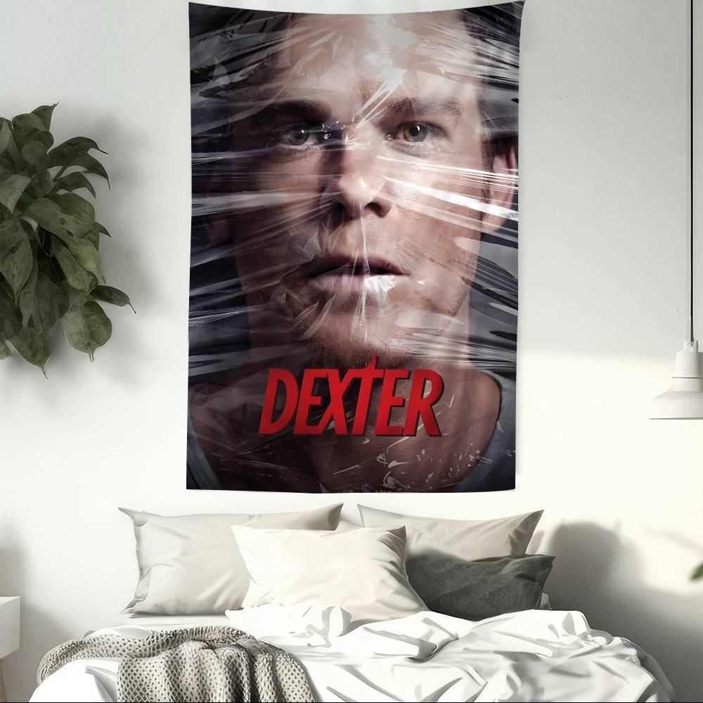 DDexter Michael CHall Классический ТВ Мультфильм Гобелен Бохо Настенные Гобелены Мандала Домашний Декор