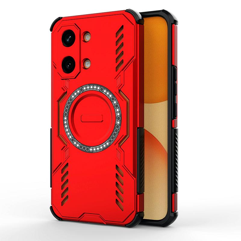 KEYSION Полый корпус с рассеиванием тепла для Xiaomi POCO X8 Pro Max TPU+PC Магнитное охлаждение Ударопрочный чехол для телефона для POCO X8 Pro