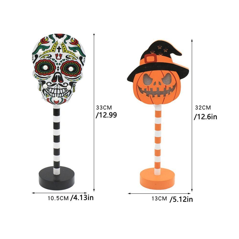 Atmosphere Lamp Ghost Festival Modeling Lamp LED Pumpkin Ornament Lantern Party Desk Ornament