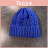 Knit Hat For Men With Letters Warm Solid Color For Casual Wear