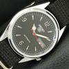 ВИНТАЖНЫЕ АВТОМАТИЧЕСКИЕ SEIKO 5 ВОССТАНОВЛЕННЫЕ ЯПОНСКИЕ МУЖСКИЕ ЧАСЫ С ЧЕРНЫМ ЦИФЕРБЛАТОМ a445736-1