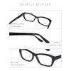 ZENOTTIC Casual Rectangle Optical Eyeglasses Frames for Women Ultralight Acetate Spectacle Frame