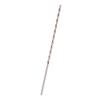 2pcs 3mm Diameter Auger Drill Bit HSS Material Straight Shank Drill Bit  For Hardened Metal