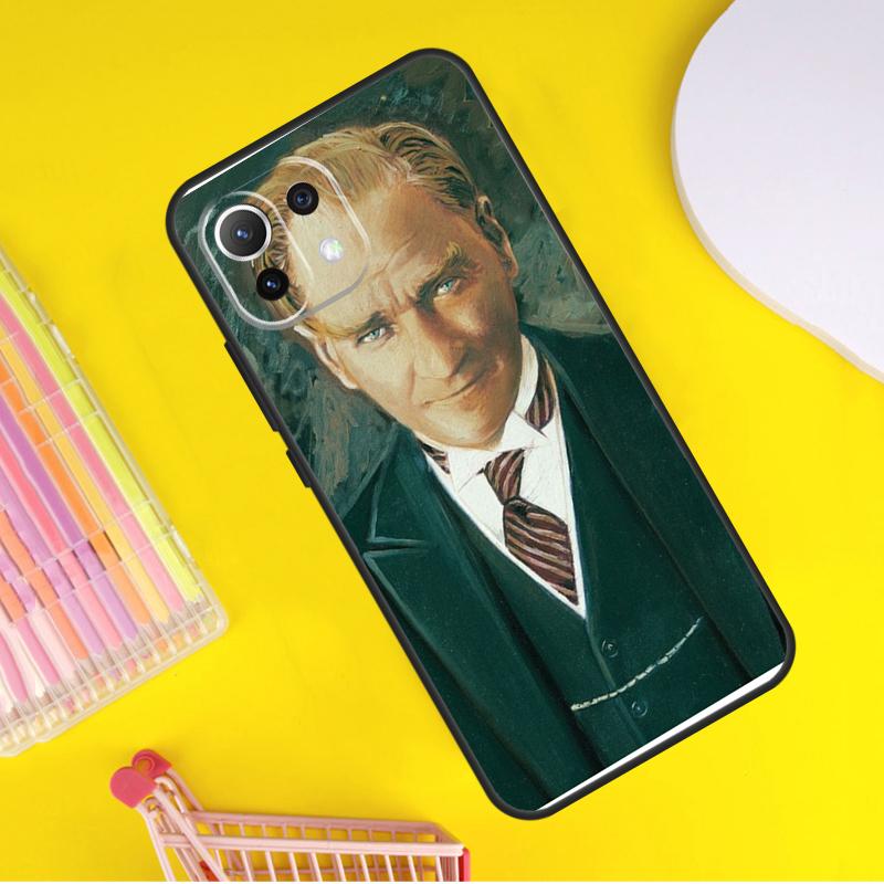 Чехол Mustafa Kemal Ataturk для Xiaomi 13 14 Ultra 11T 12T 13T 14T Pro POCO X7 Pro X3 X5 F3 F5 F6 M6 X6 Pro