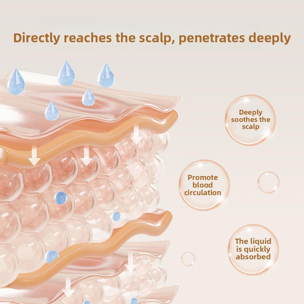 Smart Scalp Applicator Electric Massager Hair Serum Oil Applicator Device with Roller Ball for Hair Care Home Travel
