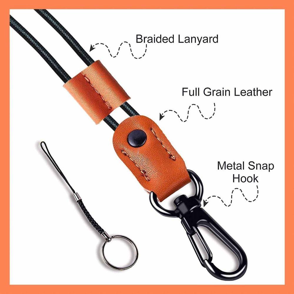 Hanging Rope Work Card Anti-lost Credential Holder Phone Strap Lanyard Keychain Name Card Lanyard