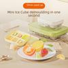 Быстросъемный лоток для кубиков льда: Силиконовая форма для льда с крышкой для быстрой заморозки