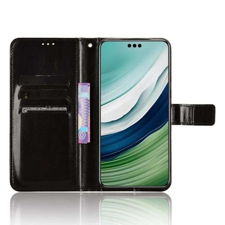 Для Huawei Mate 60 полная защита чехол для телефона Crazy Horse текстура кожаный чехол-бумажник-подставка