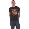 Футболка Iron Maiden Powerslave Молния Круг Логотип Группы Официальная Мужская Черная Размер L