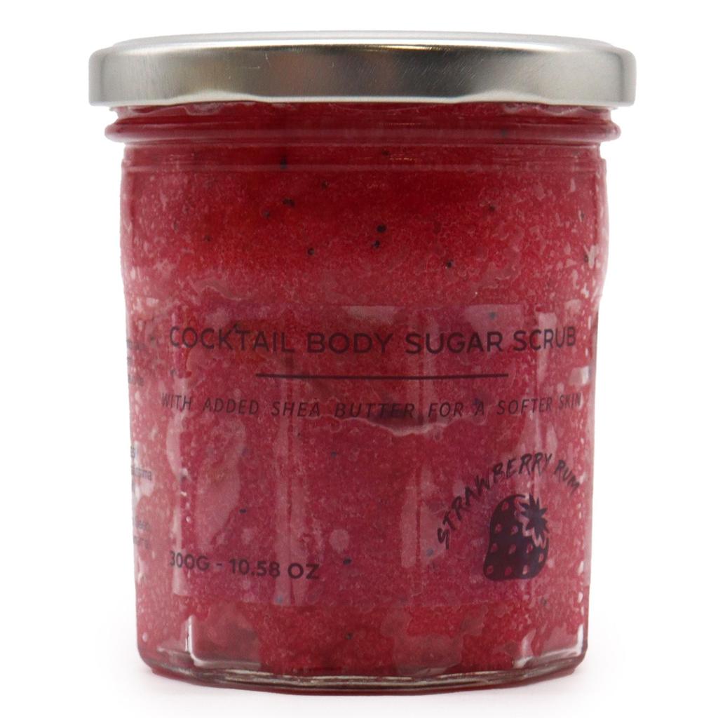Sugar Body Scrub, Strawberry Rum 300g