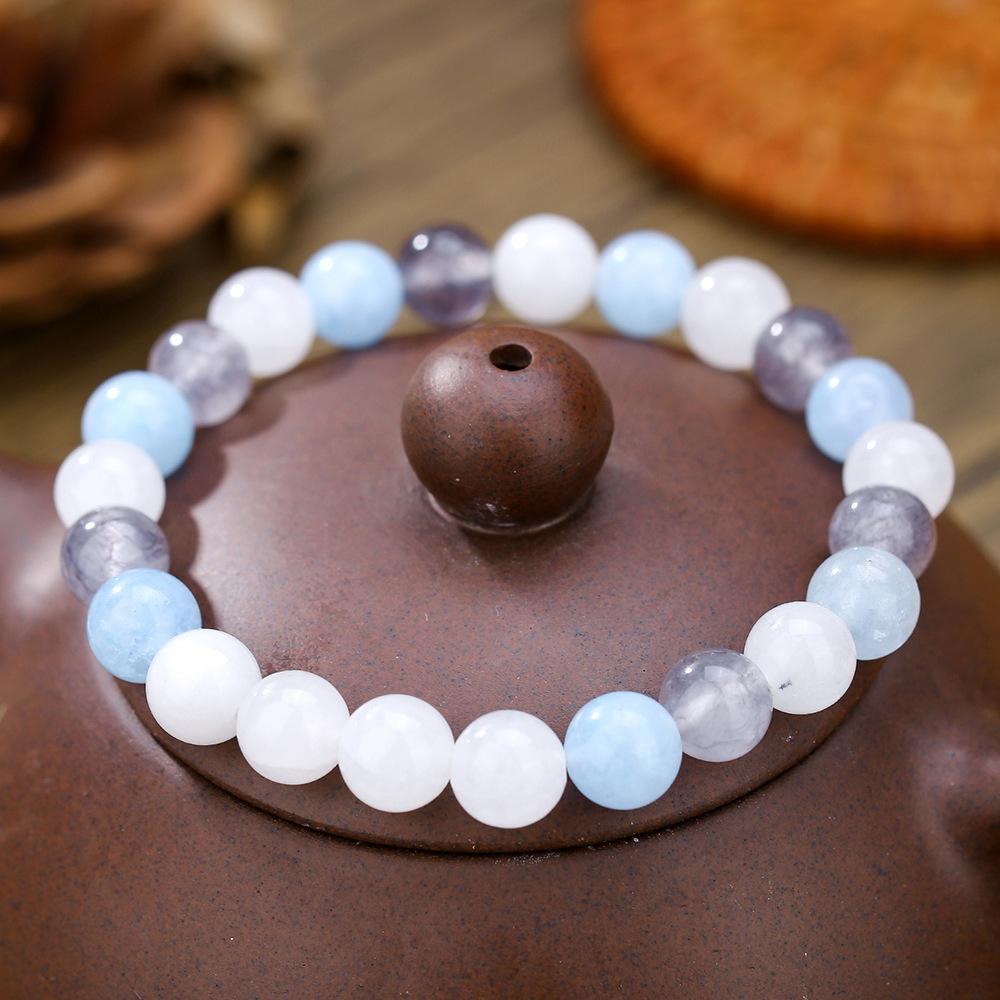 Кристаллический браслет тигровый глаз эластичный браслет из бисера оптовая продажа натуральный камень экспорт ювелирные изделия бисер браслет