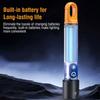 Telescopic Zoom Strong Light Flashlight Portable Hook Camping Lamp  Outdoor Lighting