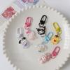 Sanrio Аниме Хелло Китти Прозрачный Мелкий Мерцающий Брелок Мультяшный Пес Циннамон Куроми Мелоди Подвеска на Сумку Милые Аксессуары для Ключей