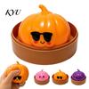 Stress Relieving Dumpling Toy Sunglasses Pumpkin Relief Toy, Slow Rebound Squeeze Anxiety Soft Cartoon Fidget Sensory