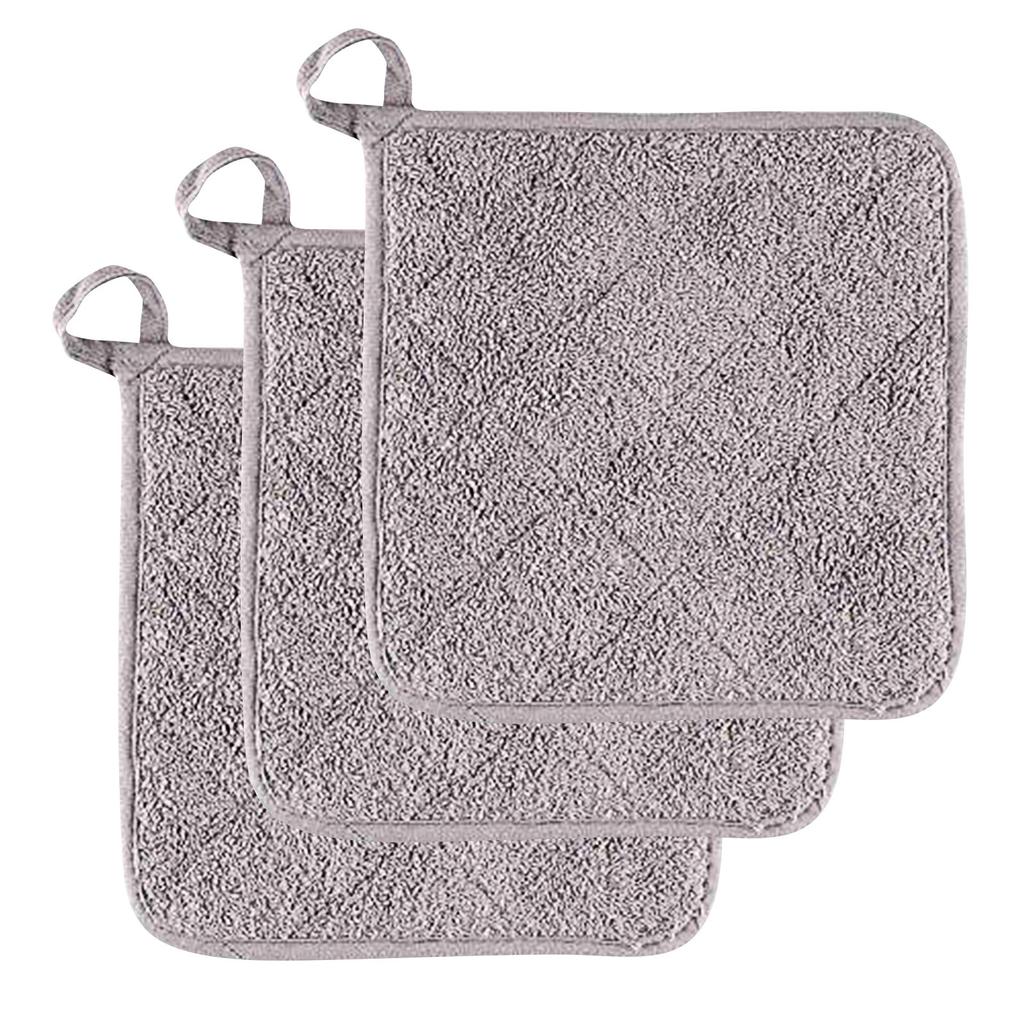 Перчатки для микроволновой печи, кухонные высокотемпературные противоожоговые толстые хлопковые перчатки  (Набор из 2)