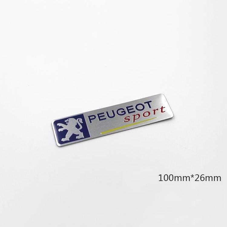 3D Body Decoration Metal Car Logo Sticker For Peugeot 208 3008 206 308 307 207 407 508 2008 5008 301 406 408 607 4008 Rifter RCZ