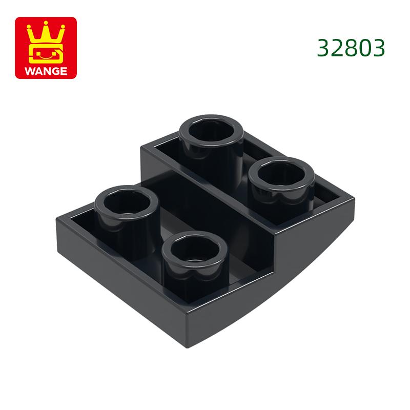 Нетоксичный 150 шт./лот 32803 Наклонный изогнутый 2x2x2/3 Строительный блок Moc Цветные аксессуары Совместимы с Brick DIY Детская игрушка