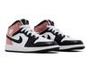 Kids' Sneakers Nike Jordan 1 Mid White Rust Pink Black (GS) White/Rust Pink/Black