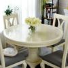 Waterproof Table Cover PVC Table Pad Dining Table Round Transparent Tablecloth  Household