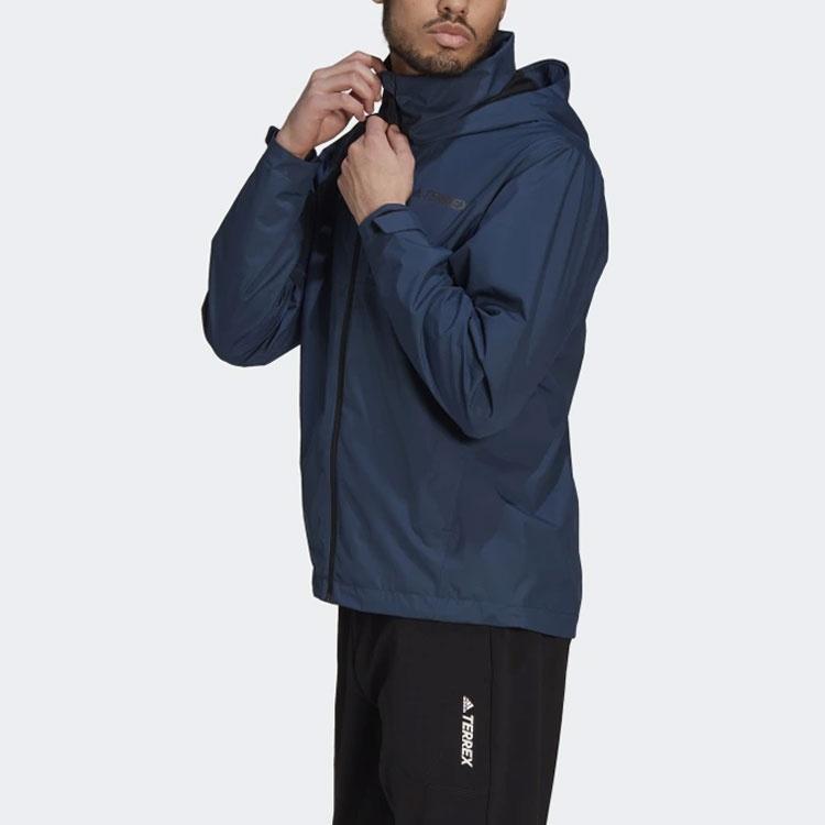 Adidas Jackets Men's Blue Hooded Moderate Other GI7294