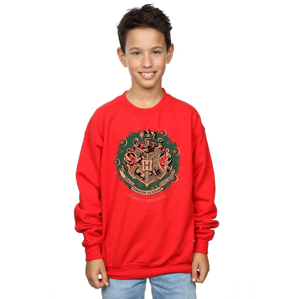 Harry Potter Boys Wreath Christmas Sweatshirt