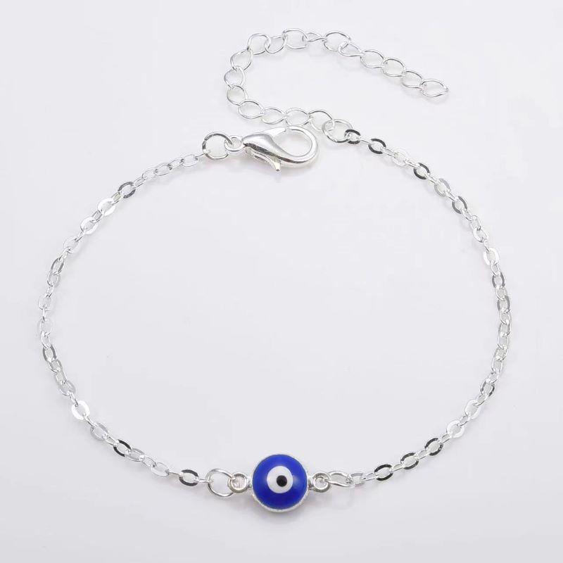 Двухслойный браслет Bohemian Devil Eye с универсальной цепочкой-скрепкой