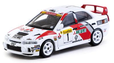 Speedmaster Japan TARMACWORKS Масштаб Mitsubishi Lancer Evolution IV Rallye 1997 Tommi Harjanne Готовая модель 1/64 Монте-Карло Makinen/Seppo
