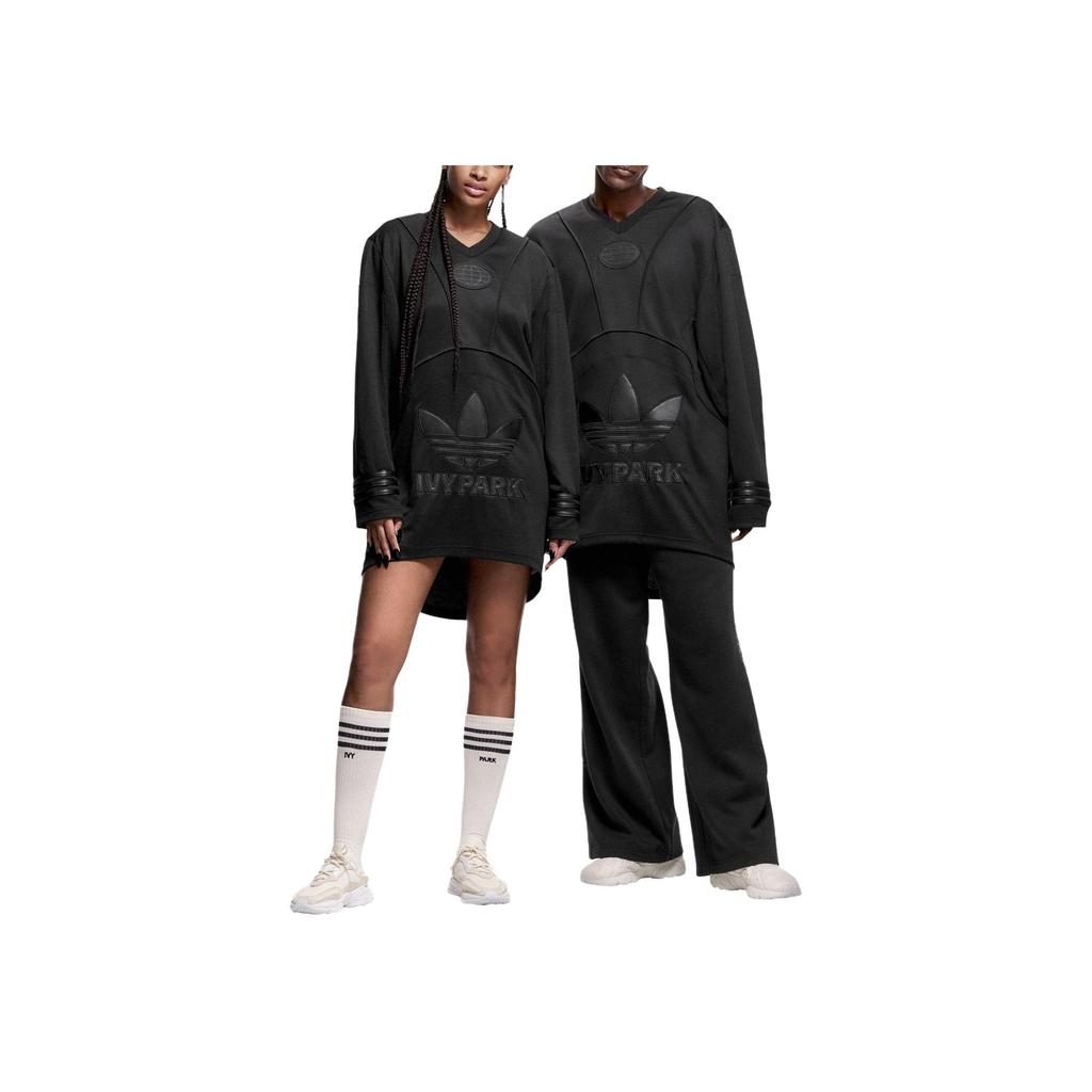 Adidas Ivy Park Модный Джерси (Все гендерные) Черный унисекс уличная одежда IT0261
