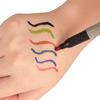 Piercing Skin Marker Dual-tip Pen Marking Scribe Tattoo Pen 12 Color Easy To Use