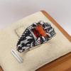 2026 Ювелирные изделия Европейская и американская индивидуальность Ретро Коготь дракона Камень Мужские украшения Вечеринка Аксессуары Кольцо