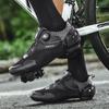 Knit Cycling Sneakers Men Women MTB Shoes Self-Locking Road Bicycle Shoes For Exercise Bikes SPD Cleats Clip Cycle Training Shoe