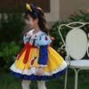 2025 Spring Girls' Lolita Princess Dress - Snow White Tutu Skirt