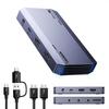 Карта захвата UGREEN HDMI с USB 5 Гбит/с для прямой трансляции игр и экрана, совместимая с Wii, Android и более поздними версиями, сквозной пропуск 4K@60 Гц, 1080P@240 Гц HDR, VRR,