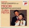 CD BARTOK, MIDORI, MEHTA; VPO - Violin Concerti 1 & 2 SK45941 Sony Classical 1990 US Classical Used
