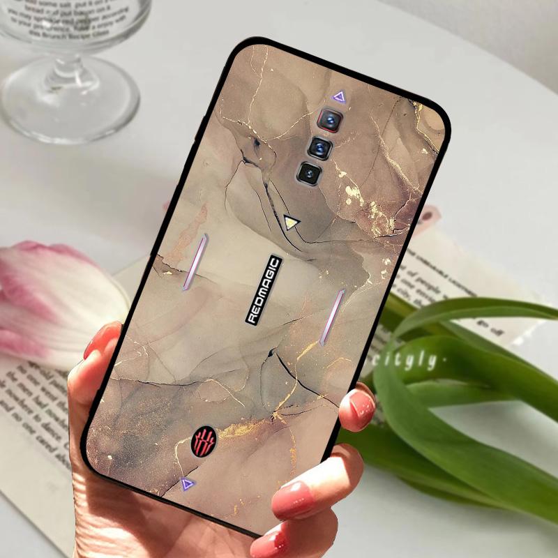 Чехол для ZTE Nubia Red Magic 6 Ударопрочный Мягкий ТПУ Силиконовый Чехол для Телефона Для ZTE Nubia Red Magic 6S Pro Capa Мультяшный RedMagic 6