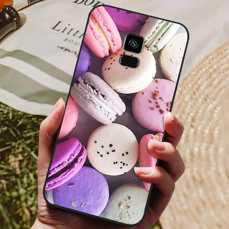 Для Samsung Galaxy A8 2018 A530 A530F Чехол Силиконовый Мягкий ТПУ Чехол для телефона Для Samsung A8 Plus 2018 A730 A730F Чехол Черный Coques