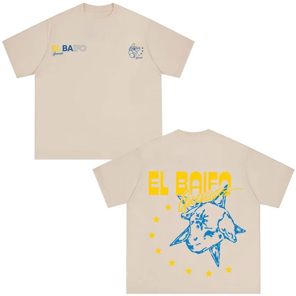 Quevedo El Baifo Album 2026 Tour Print T Shirt Summer Fashion Casual Tees Unisex Unisex Fashion Clothing Fans Gifts Unisex