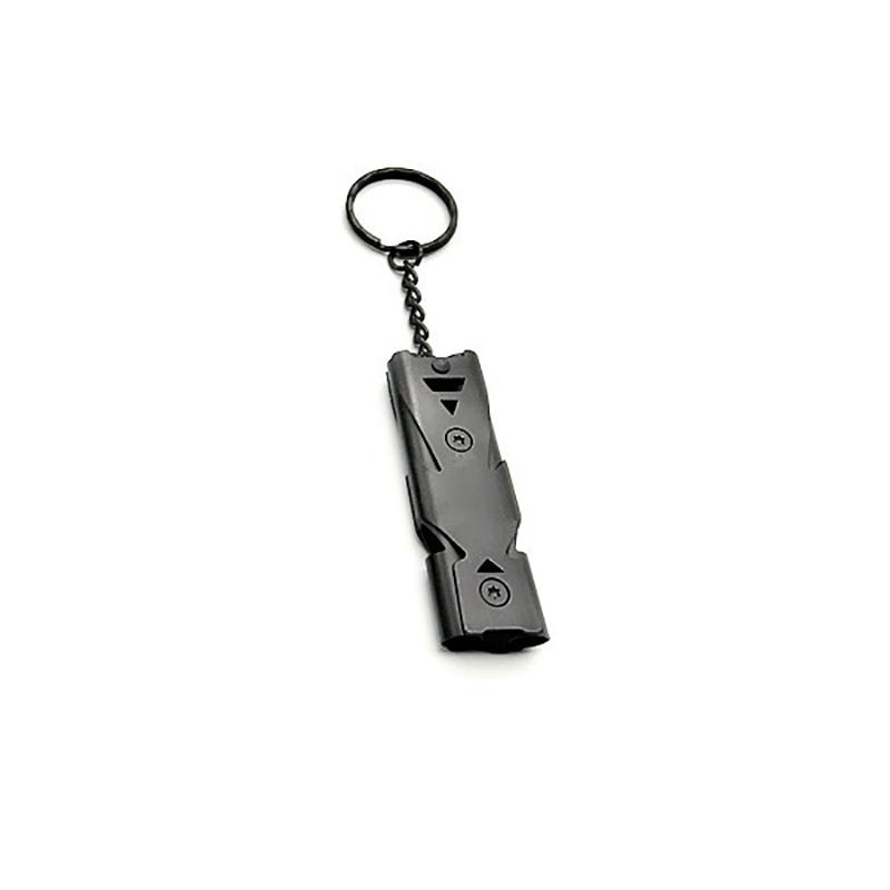 High Decibel Outdoor Life-Saving Emergency Whistles Stainless Steel Portable Keychain Pipe Urgency Survival Multifunction Tool