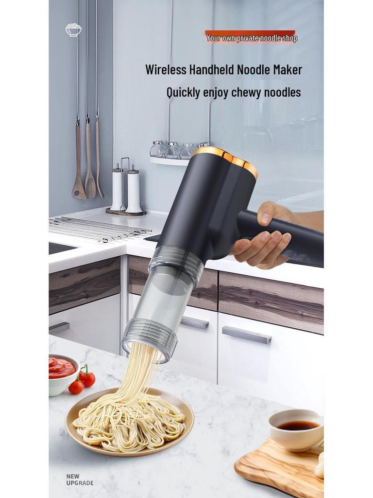 Портативная автоматическая лапшерезка для одной руки: Трансграничный, Многофункциональный, Беспроводной пресс для теста и бытовая машина