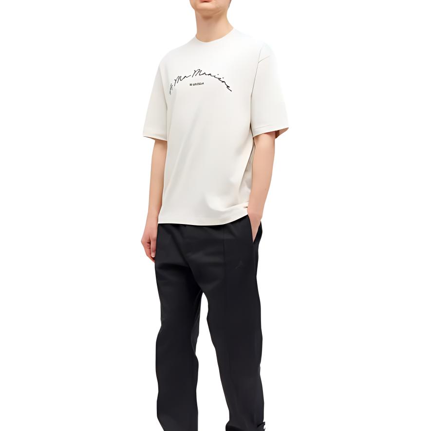 Air Jordan x A Ma Maniére Short Sleeve T-Shirt Light Orewood Brown Unisex Tops Cream FN0609-104