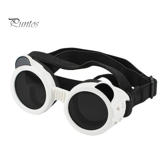 1 пара очков для домашних собак, ветрозащитные солнцезащитные очки с УФ-защитой и регулируемыми ремешками, солнцезащитные очки для маленьких и средних собак, щенков, собак