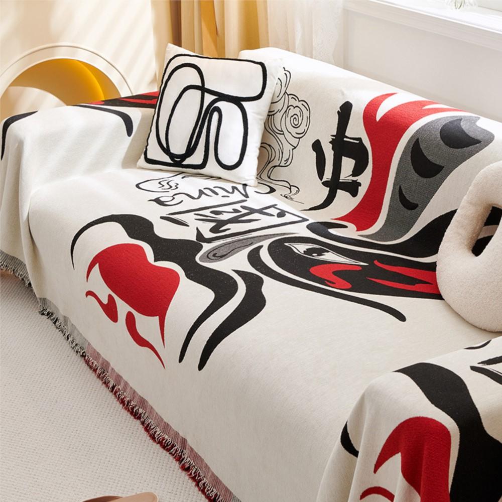 Модный чехол для дивана из синели с принтом, ткань, покрывало для дивана, полное покрытие, универсальный чехол для дивана, пылезащитный чехол для дивана, подушка